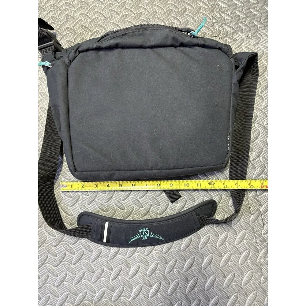 Osprey Flap Jill Messenger Bag Black Teal 13